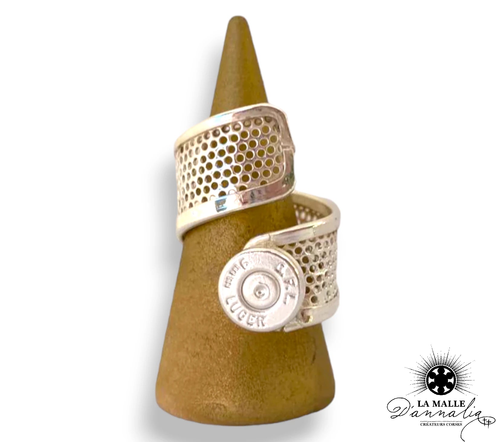 lamalledannalia-bague-grillage-argent-douille-corse-9mm
