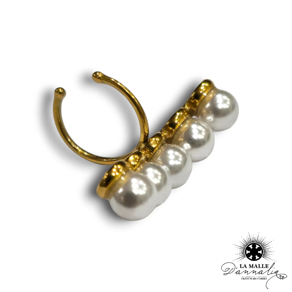 lamalledannalia-bague-oreille-acier-inoxydable-perle-blanche-grande