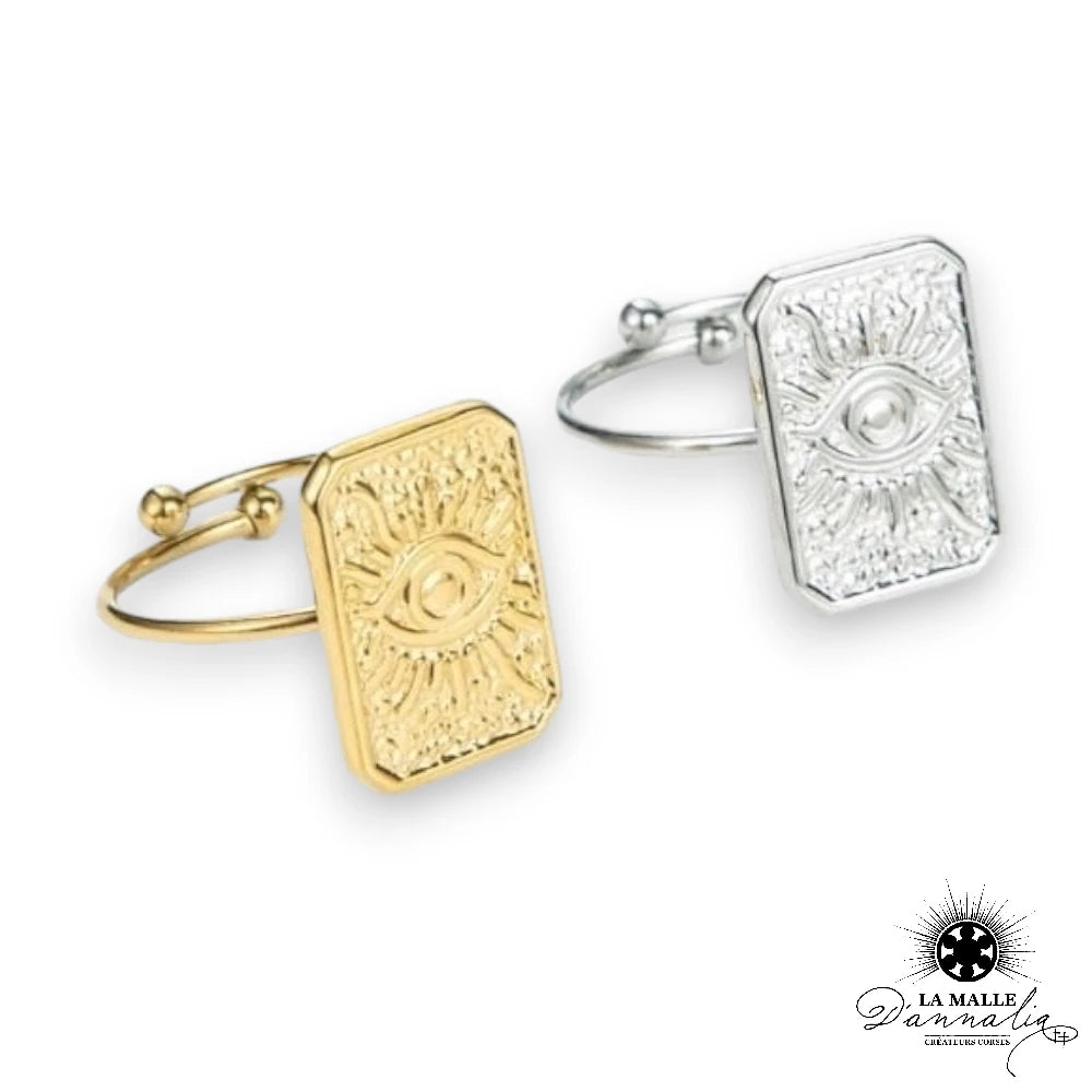 lamalledannalia-bijou-bague-acier-inoxydable-dore-oeil-oghu-dore-argent