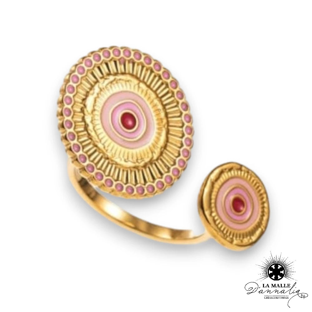 lamalledannalia-bijou-bague-acier-inoxydable-dore-oeil-rose