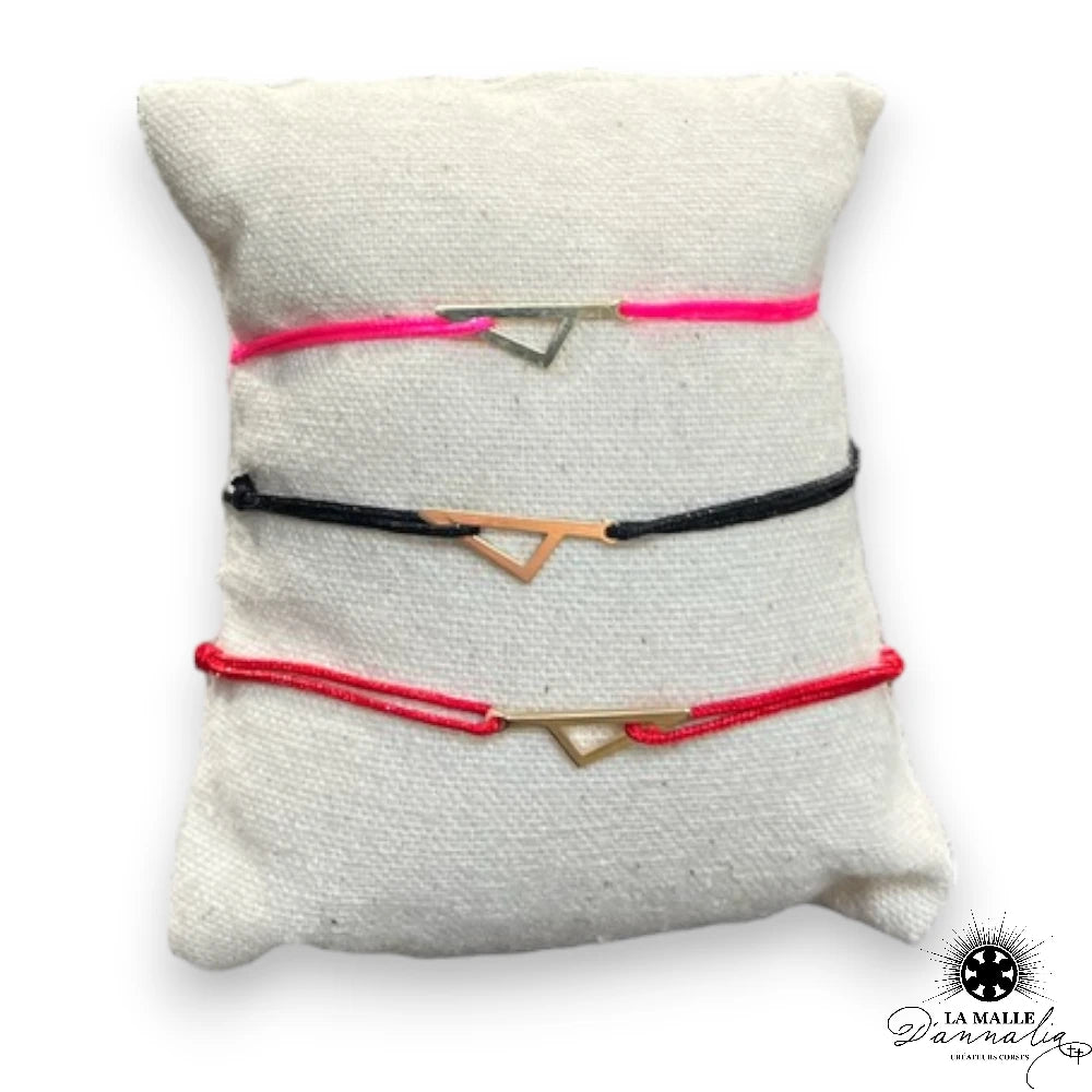 Bracelet Corse cordon fabrication artisanale bastiaise bijou de protection