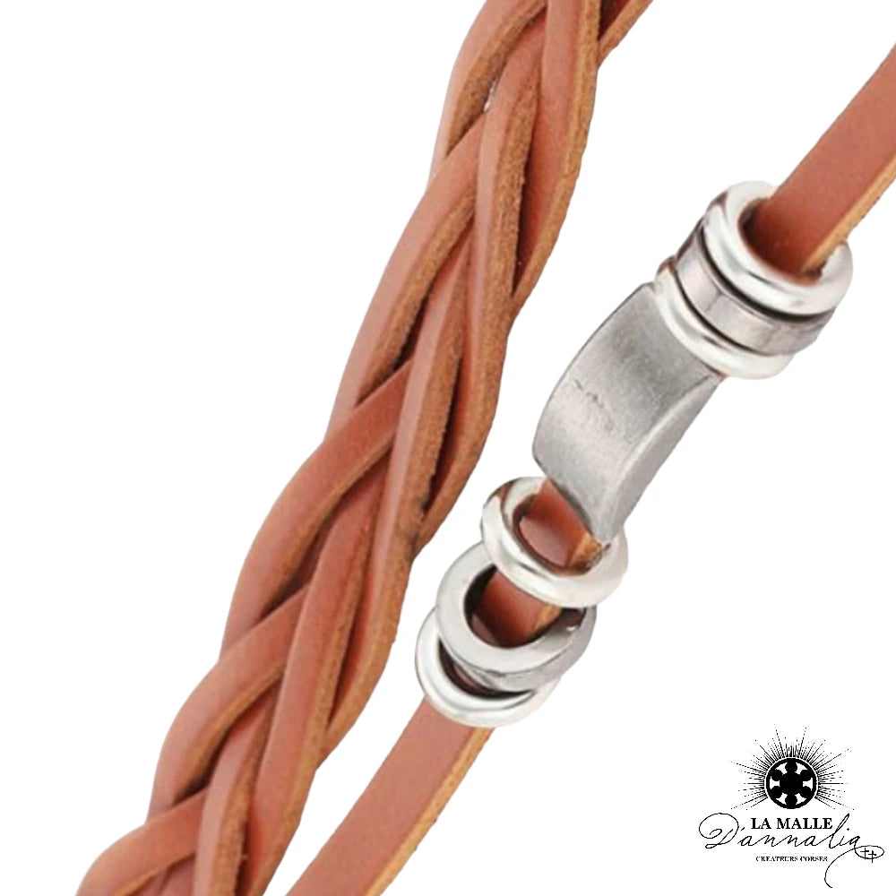 lamalledannalia bijou bracelet fantaisie marron
