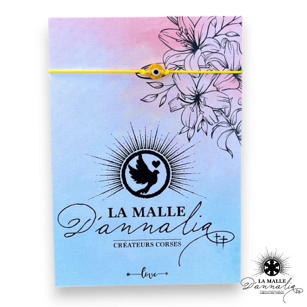 lamalledannalia-bijou-bracelet-oeil-colore-protection-chance-oeil-oghju-jaune