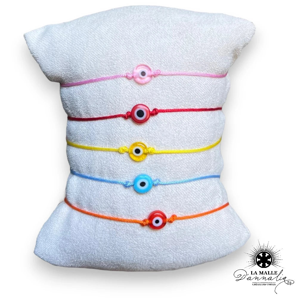 lamalledannalia-bijou-bracelet-oeil-colore-protection-chance-oeil-oghju-rose-jaune-bleu-orange