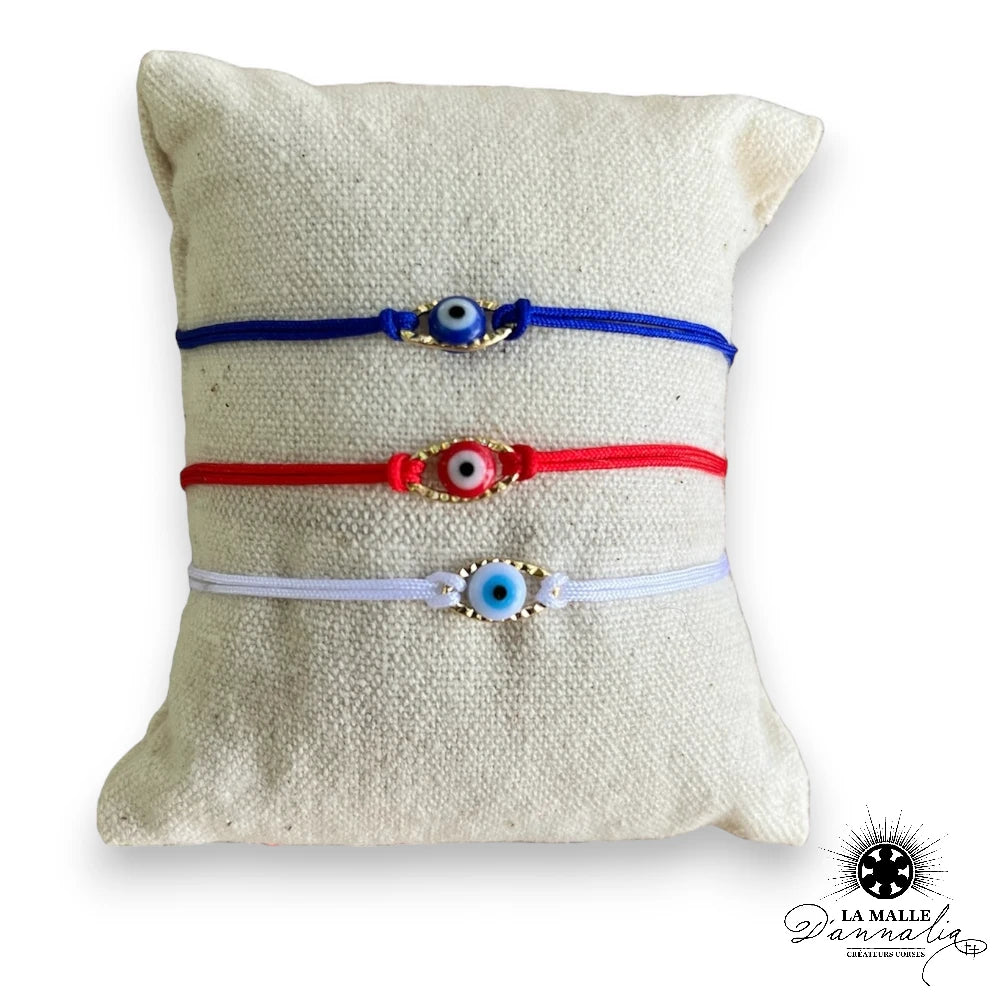 lamalledannalia-bijou-bracelet oeil-colore-protection-chance-oeil-oghju