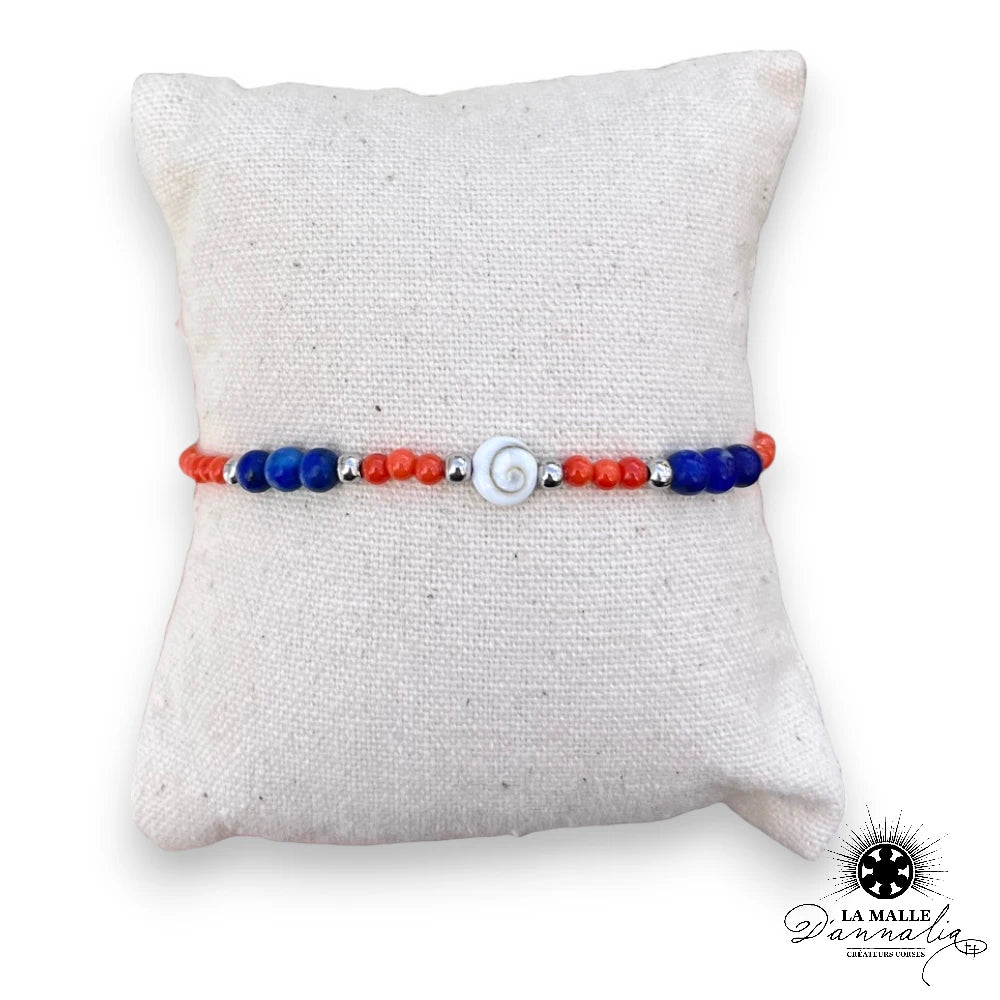 lamalledannalia-bijou-bracelet-oeil-de-saint-lucie-corail-dore-argent-lapiz