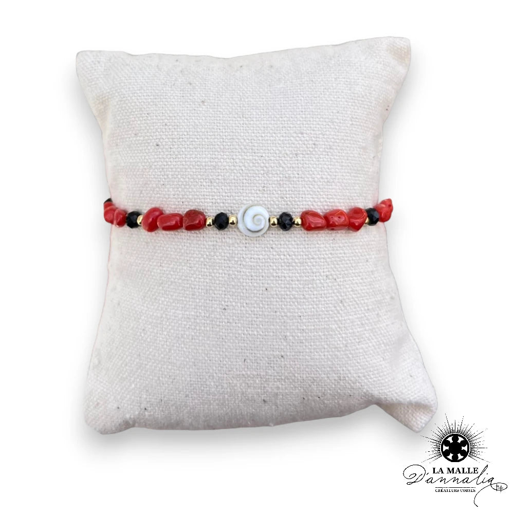 lamalledannalia-bijou-bracelet-oeil-de-saint-lucie-corail-dore-christal-perle-acier-inoxydable