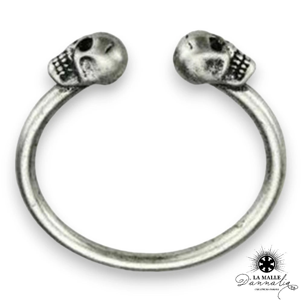 tête de mort bracelet lamalledannalia