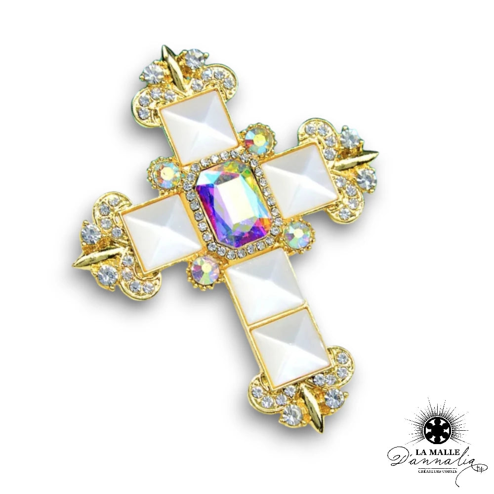 lamalledannalia-bijou-broche-croix-fantaisie-strass-dore