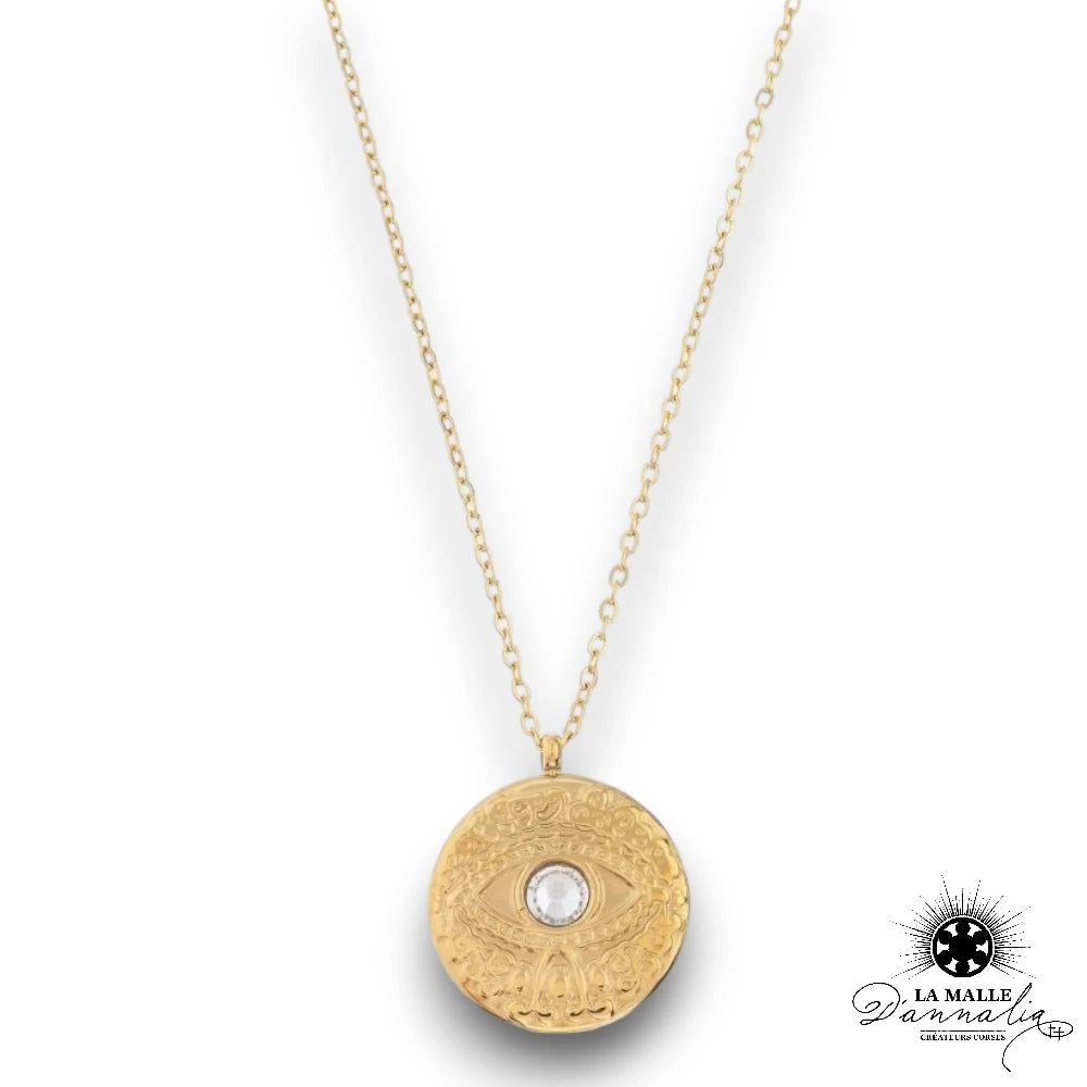 lamalledannalia-bijou-collier-oeil-strass-inoxydable-dore-motif