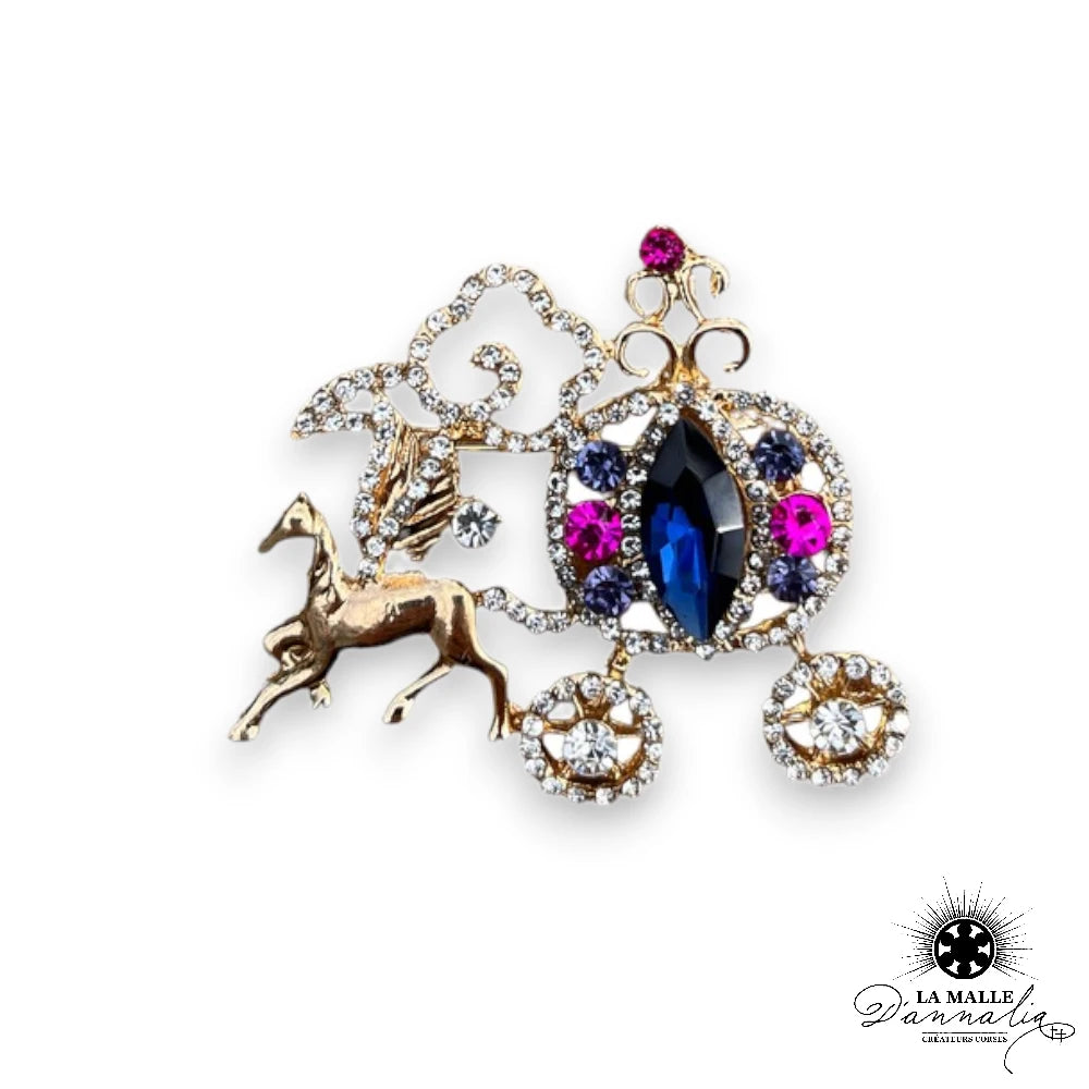 lamalledannalia-bijou-fantaisie-broche-carosse-dessin-anime-strass