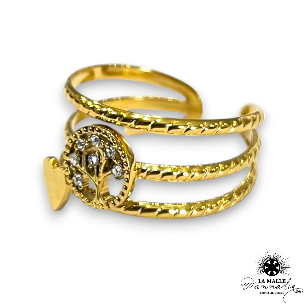 lamalledannalia-bijou-fantaisie-strass-dore-acierinoxydable-bague-baguedore-arbredevie-coeur
