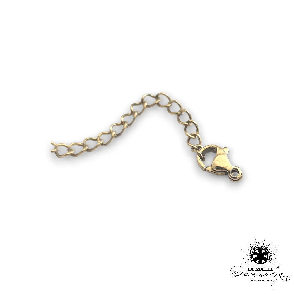 Collier Acier Inoxydable Perles de Résine Colorées — 5 Coloris