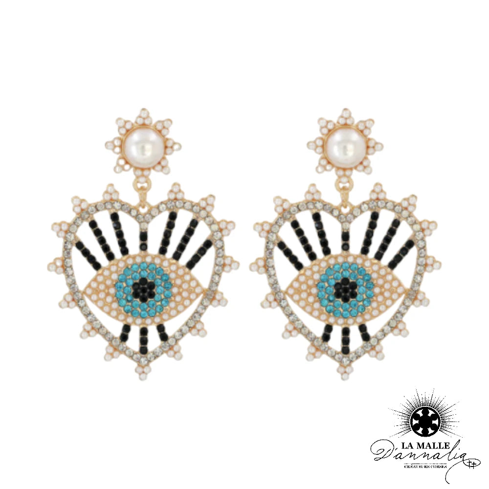lamalledannalia-bijoux-boucle-oreille-oeil-coeur-fantaisie-bleu