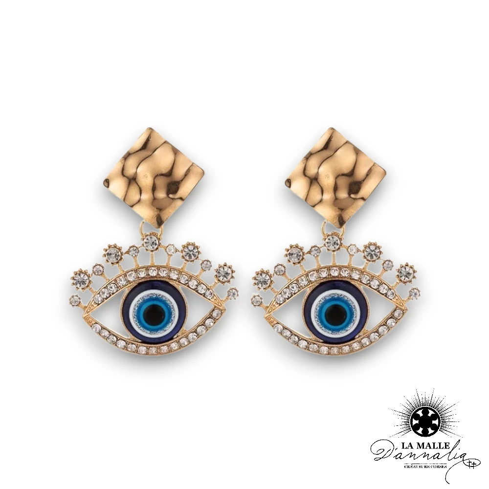 lamalledannalia-bijoux-boucle-oreille-oeil-fantaisie-bleu-blanc