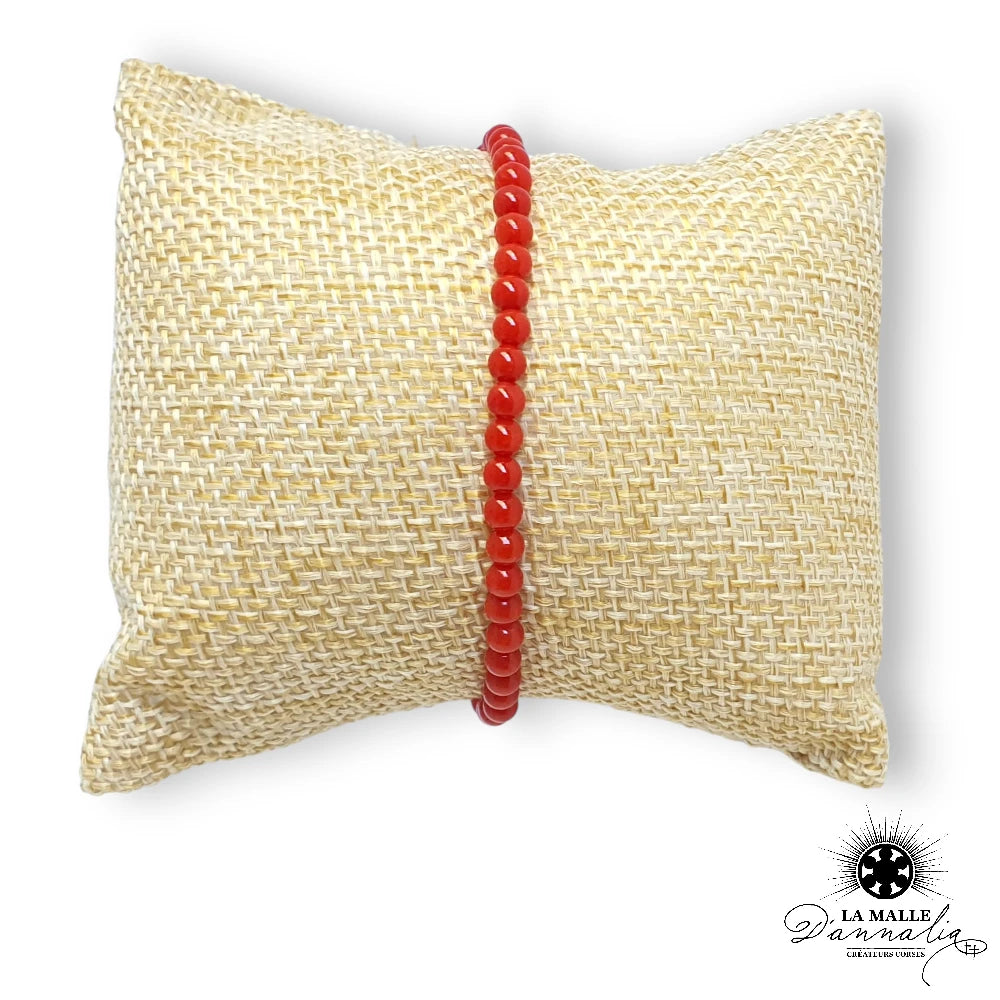 Bracelet corail corse lamalledannalia