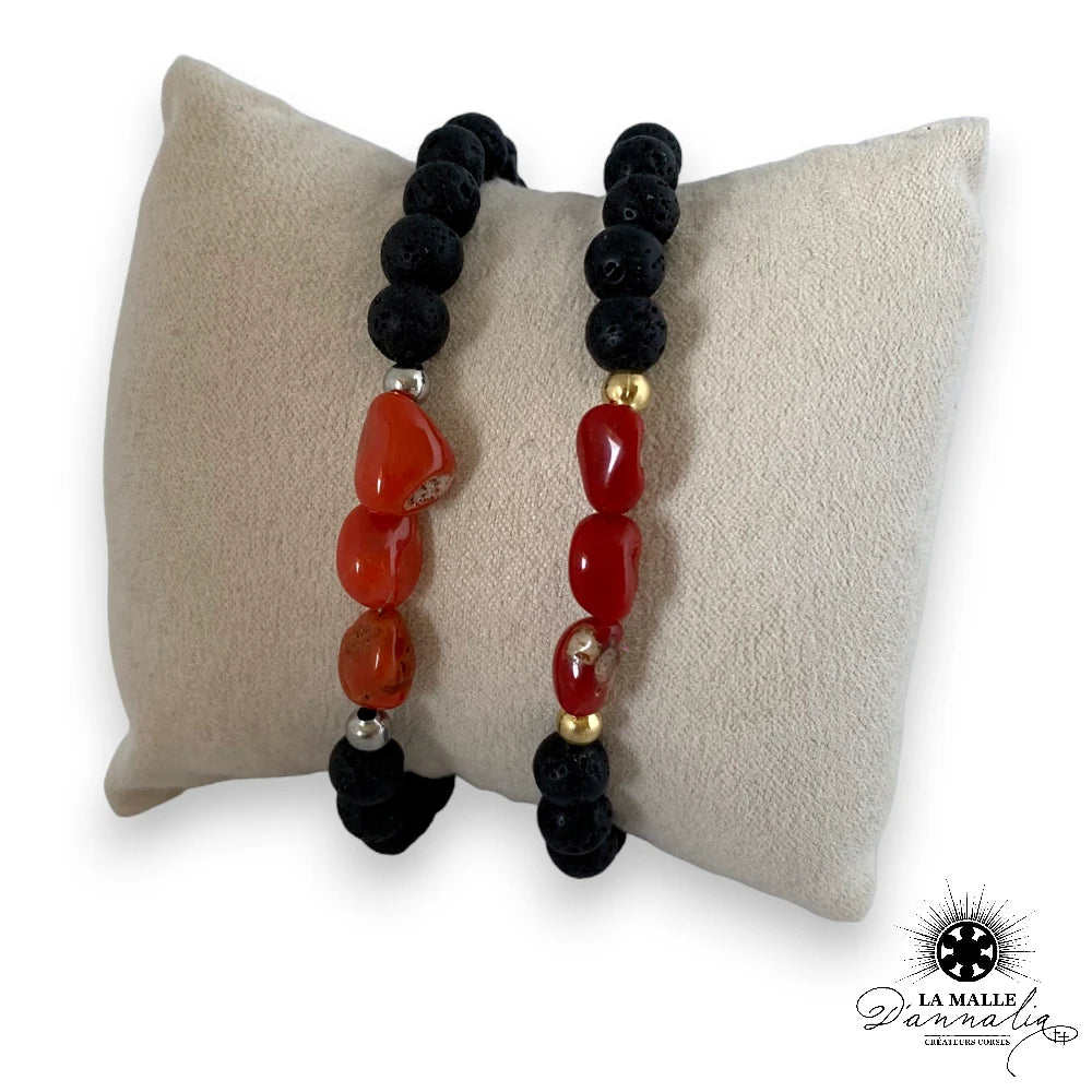 lamalledannalia-bijoux-bracelet-corail-acierinoxydable-corail-véritable-pierre-corail-mediterannee-corse-createur-corse-argent-dore