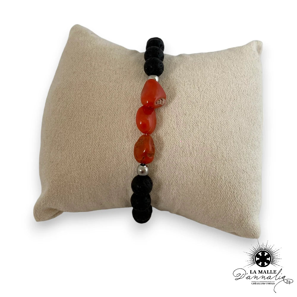 lamalledannalia-bijoux-bracelet-corail-acierinoxydable-corail-véritable-pierre-corail-mediterannee-corse-createur-corse-argent-perle