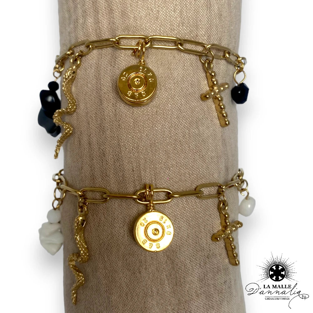 lamalledannalia-bijoux-bracelet-doulle-acier-inoxydable-croix-serpent-breloque
