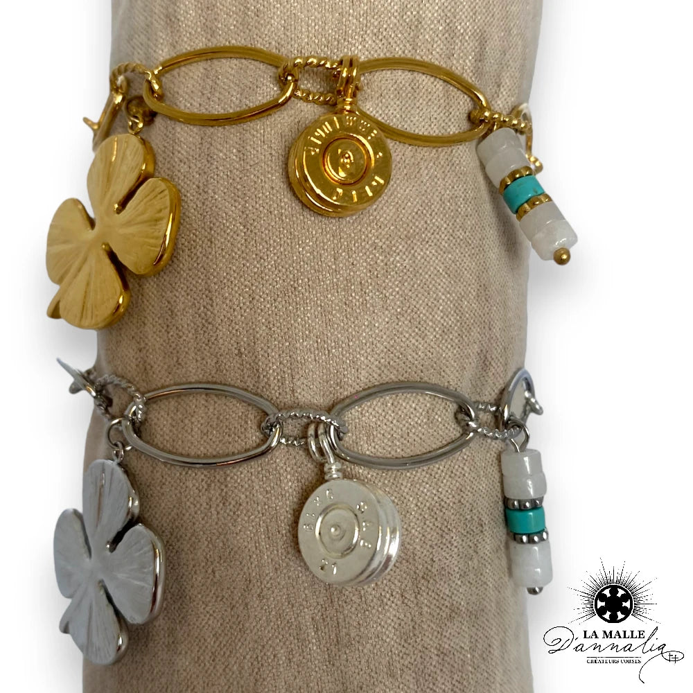 lamalledannalia-bijoux-bracelet-doulle-acier-inoxydable-trefle-perle-perle