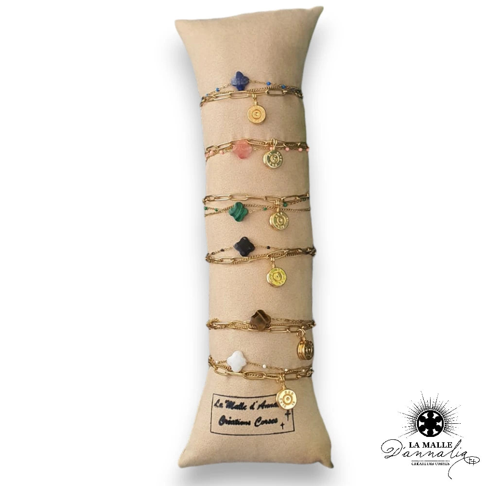 lamalledannalia-bijoux-bracelet-trefle-bleu-rose-noir