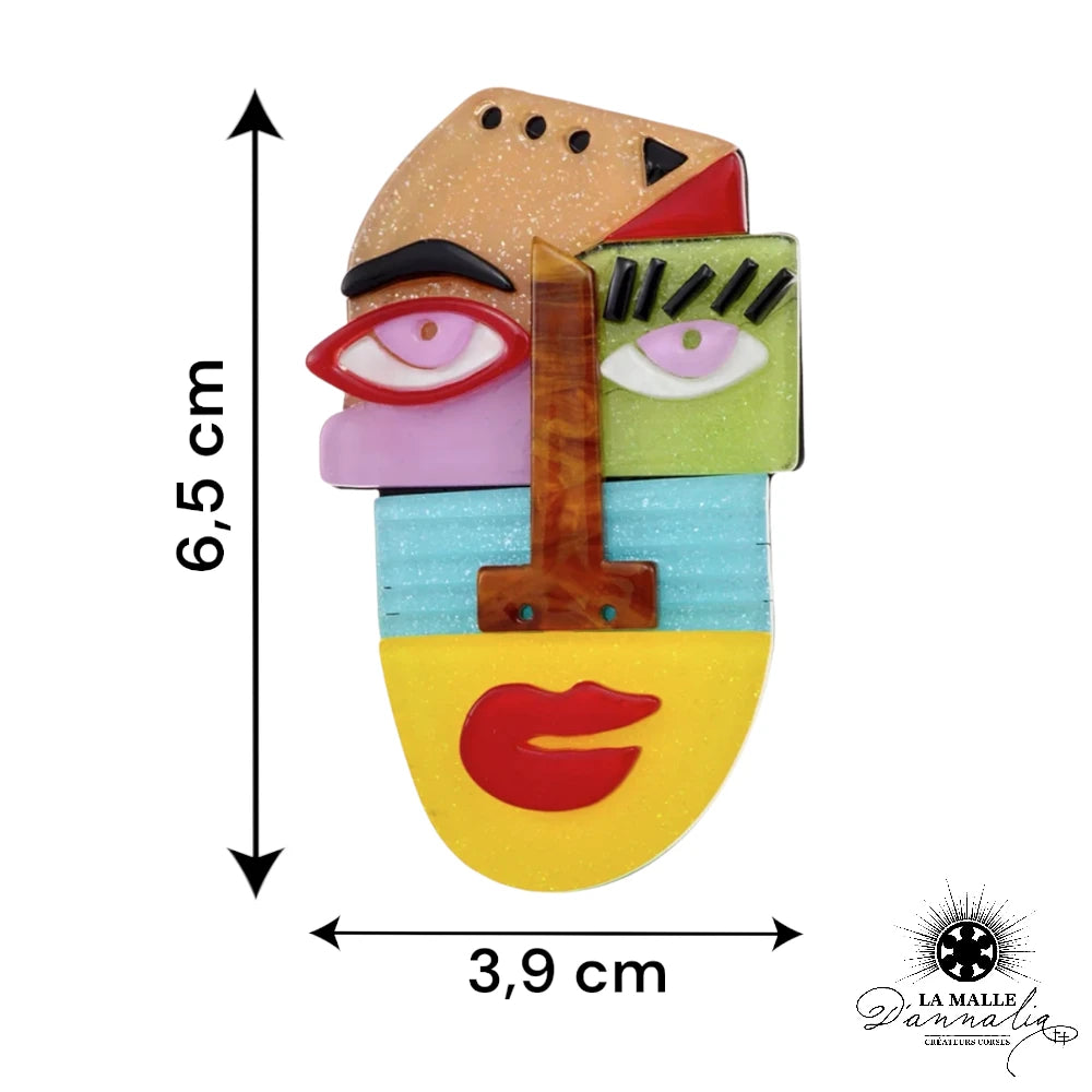 lamalledannalia-bijoux-broche-fantaisie-tete-picasso-visage-comtemporain-mesure