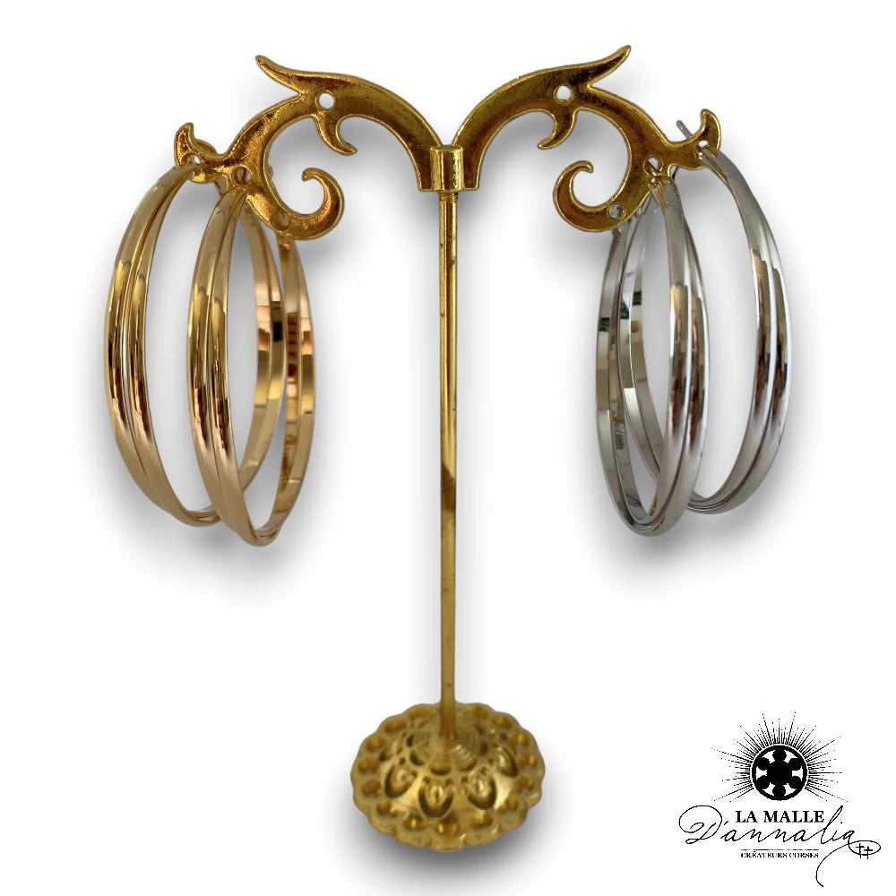 Boucles d'oreilles créoles