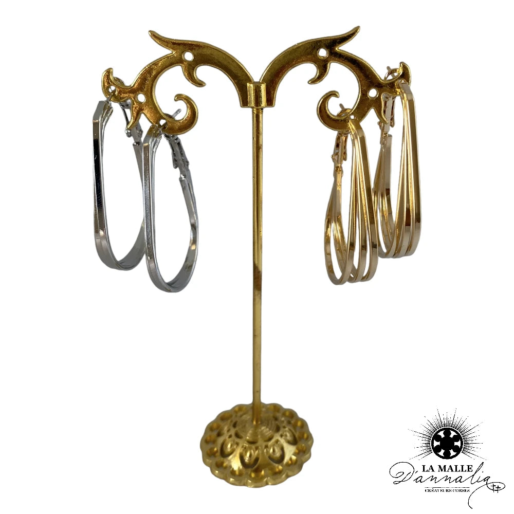 lamalledannalia-bijoux-creole-boucle-dore-acier-inoxydable-goutte-argent