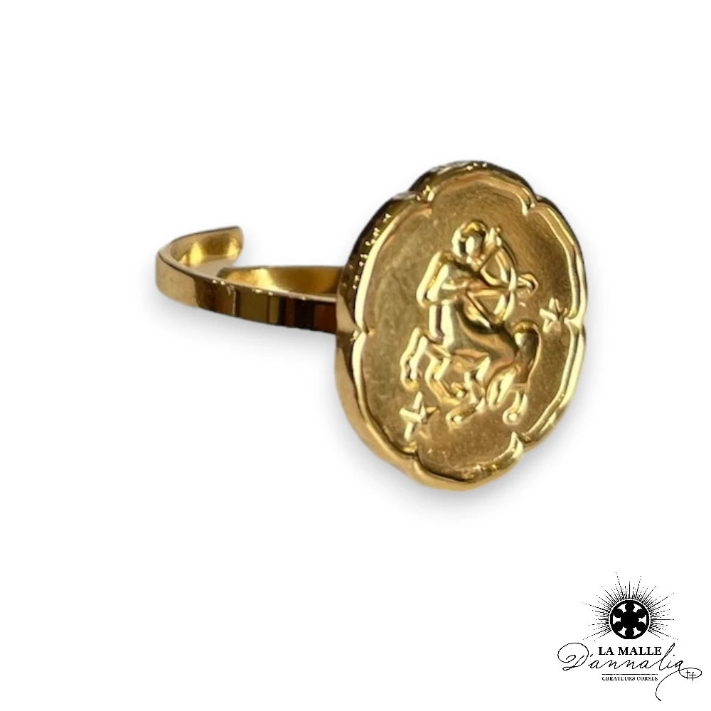 lamalledannalia-bijoux-fantaisie-acierinoxydable-baguedore-astrologie-bagueastro-baguesagitaire