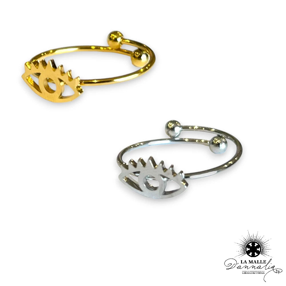 lamalledannalia-bijoux-fantaisie-strass-acierinoxydable-bague-baguedore-acier-inoxydable-reglable-baguereglable-bague-baguestrass-bague-reglable-strassbague-bagueoeil-bagueoghju-