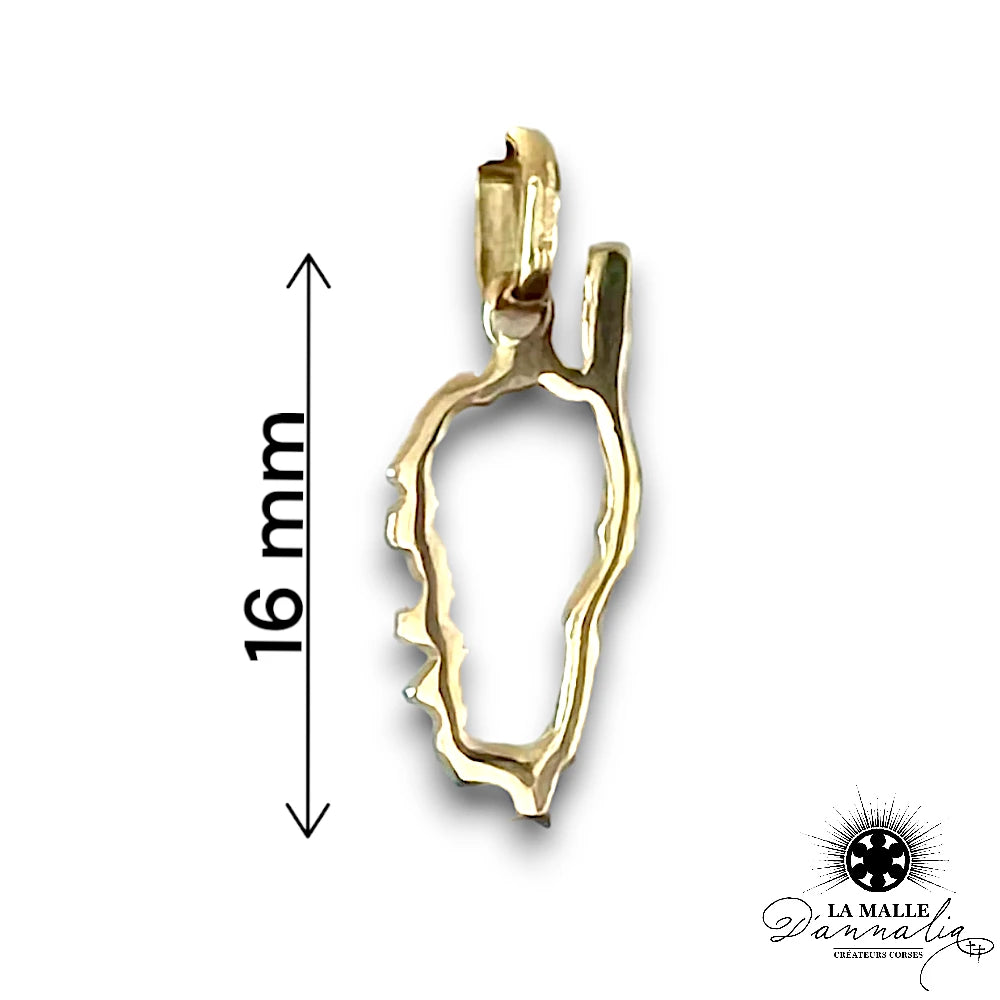 Pendentif Petite Corse Or 750/1000
