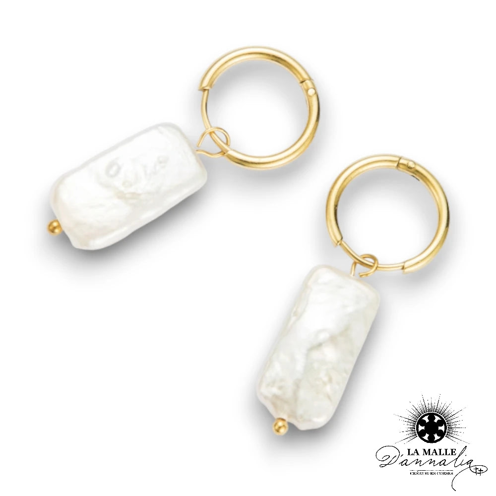 lamalledannalia-boucle-oreille-acier-inoxydable-dore-perle-blanche