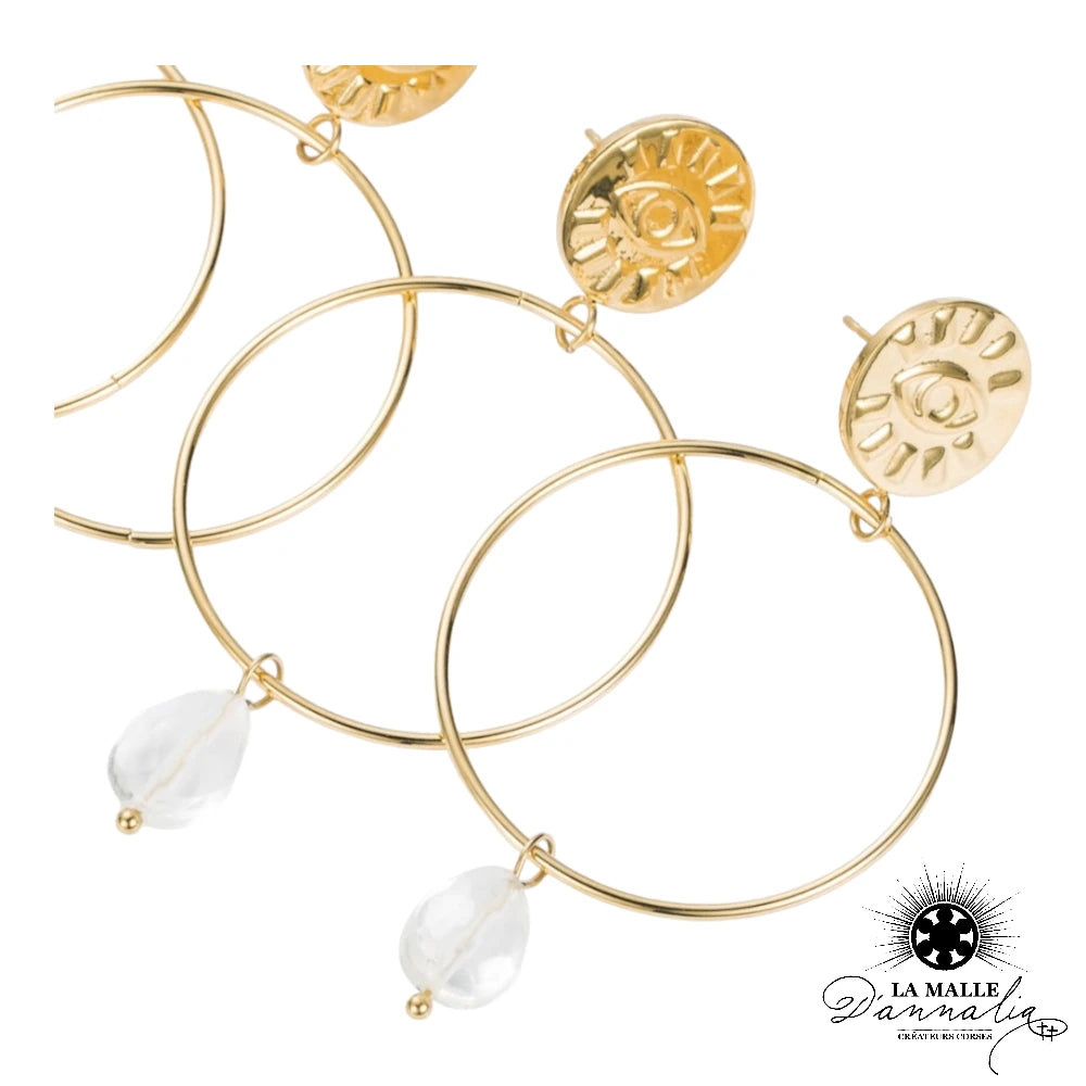 lamalledannalia-boucle-oreille-acier-inoxydable-oeil-perle