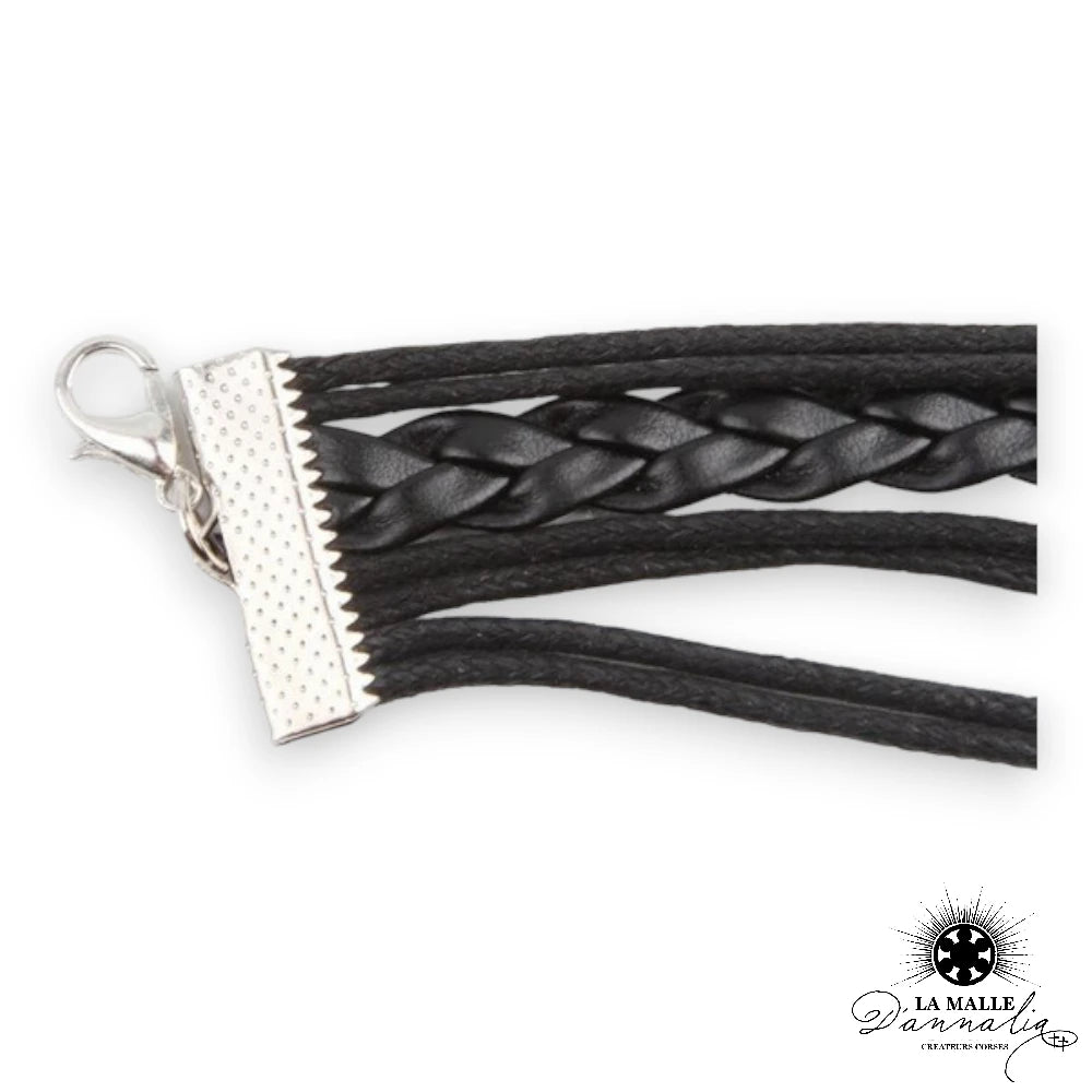 lamalledannalia bracelet ancre fantaisie fermoir argent