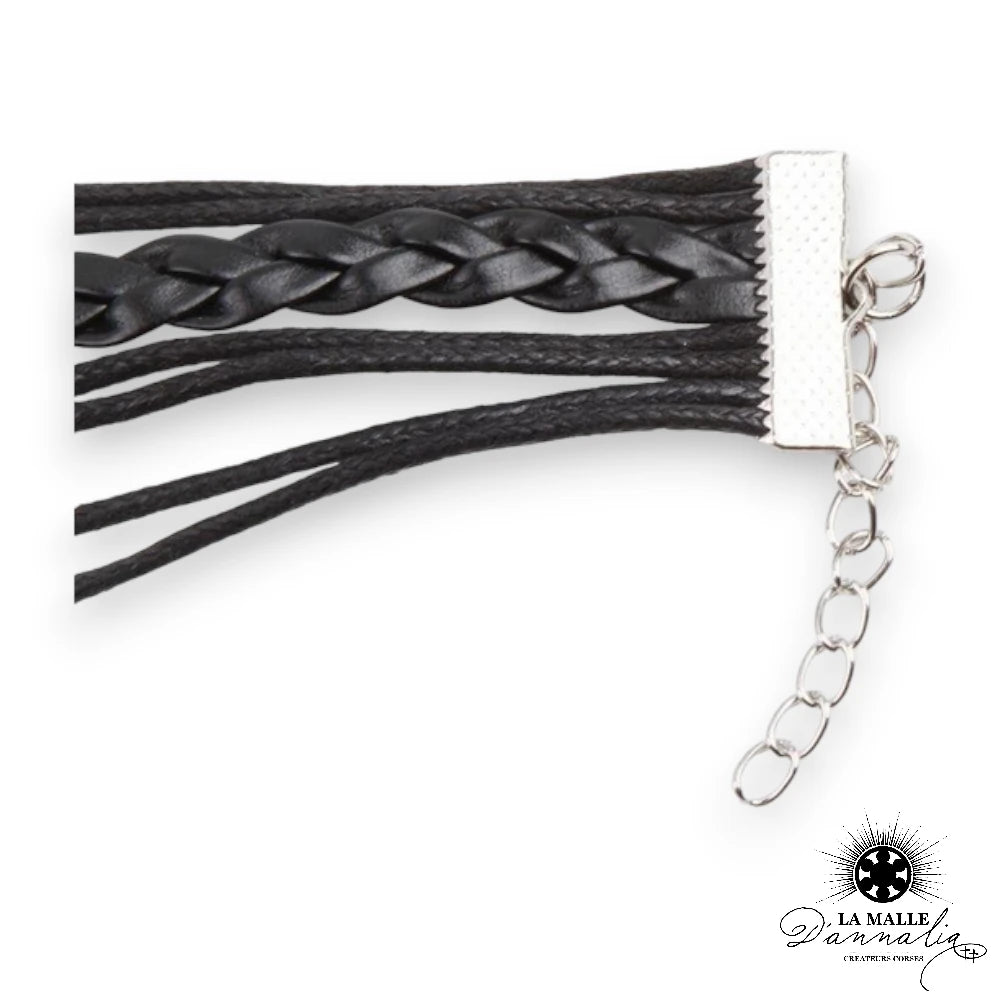 lamalledannalia bracelet ancre fantaisie fermoir