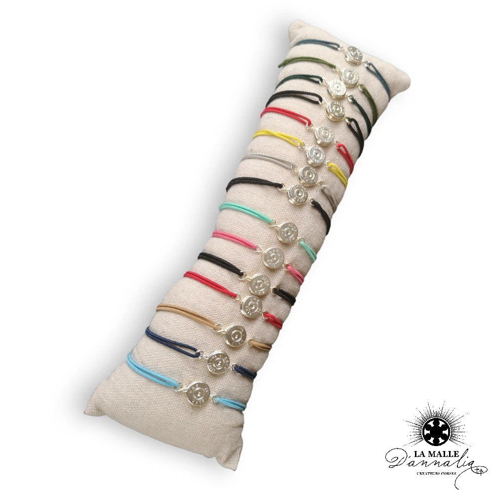 lamalledannalia bracelet elastique balle argent douille