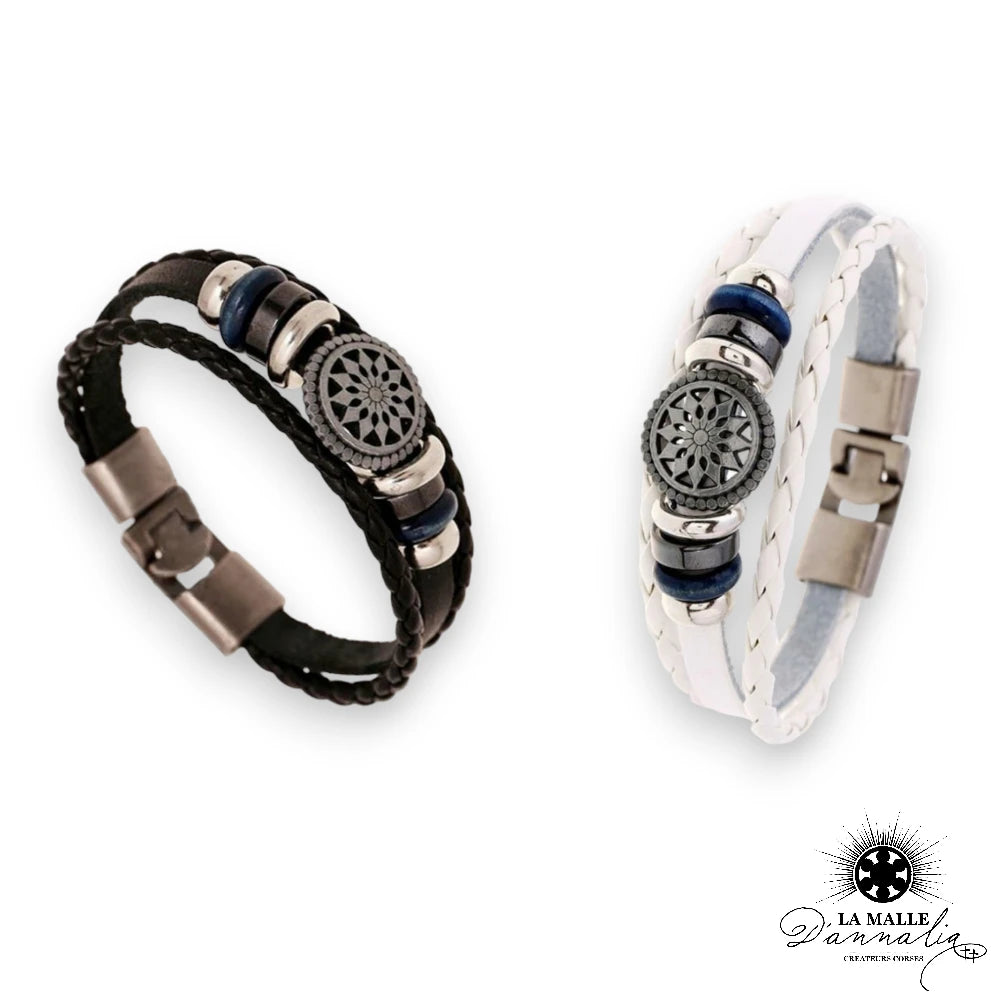 bracelet marin rosace lamalledannalia