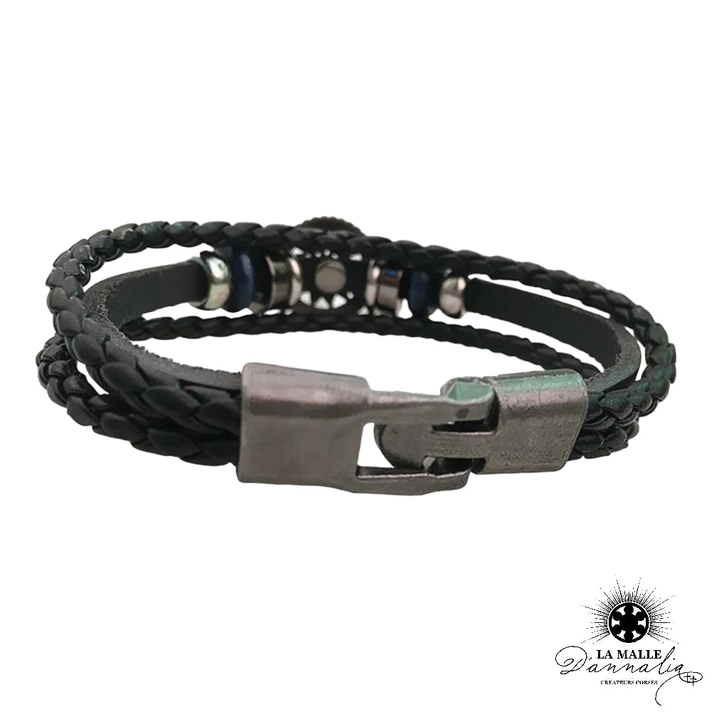 bracelet rosace fermoir lamalledannalia