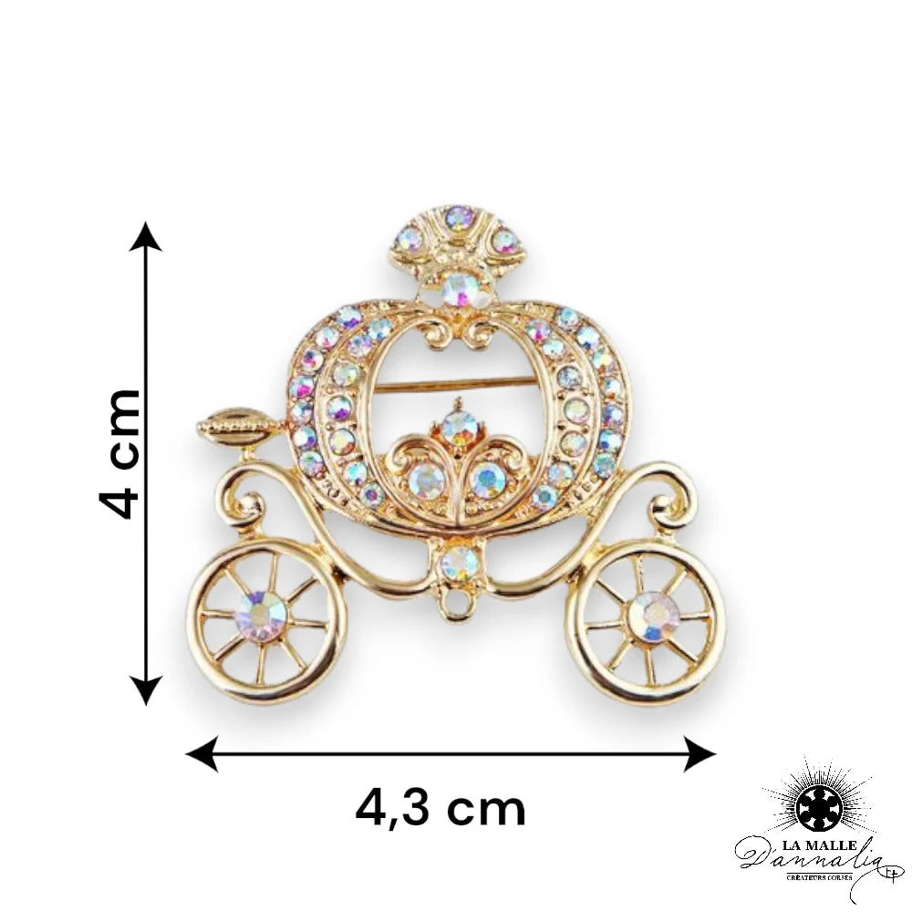 lamalledannalia-broche-fantaisie-carrosse-stass-dore