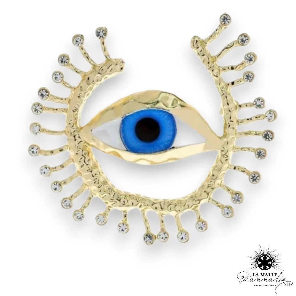 lamalledannalia-broche-oeil-bleu-broche-dore-broche-strass