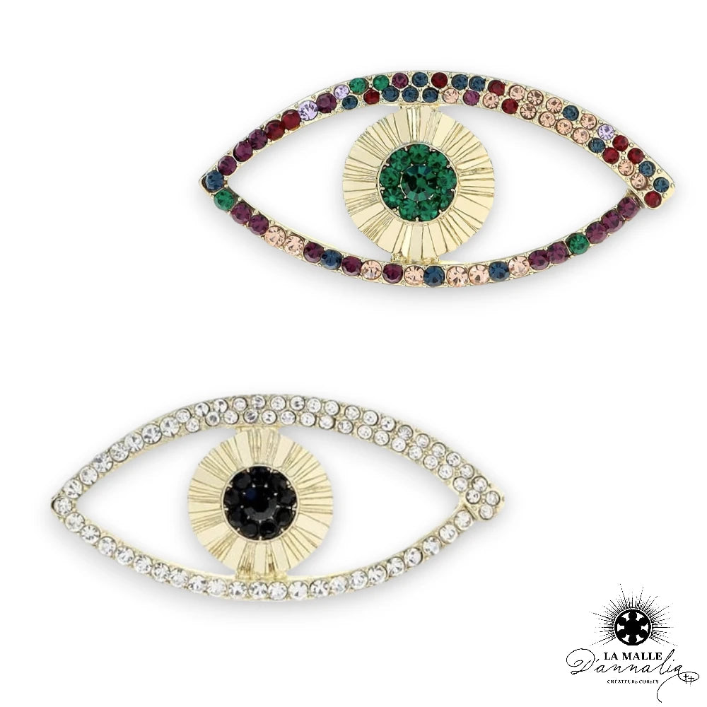 lamalledannalia-broche-oeil-noir-strass-oeil-strass-vert-rouge-noir