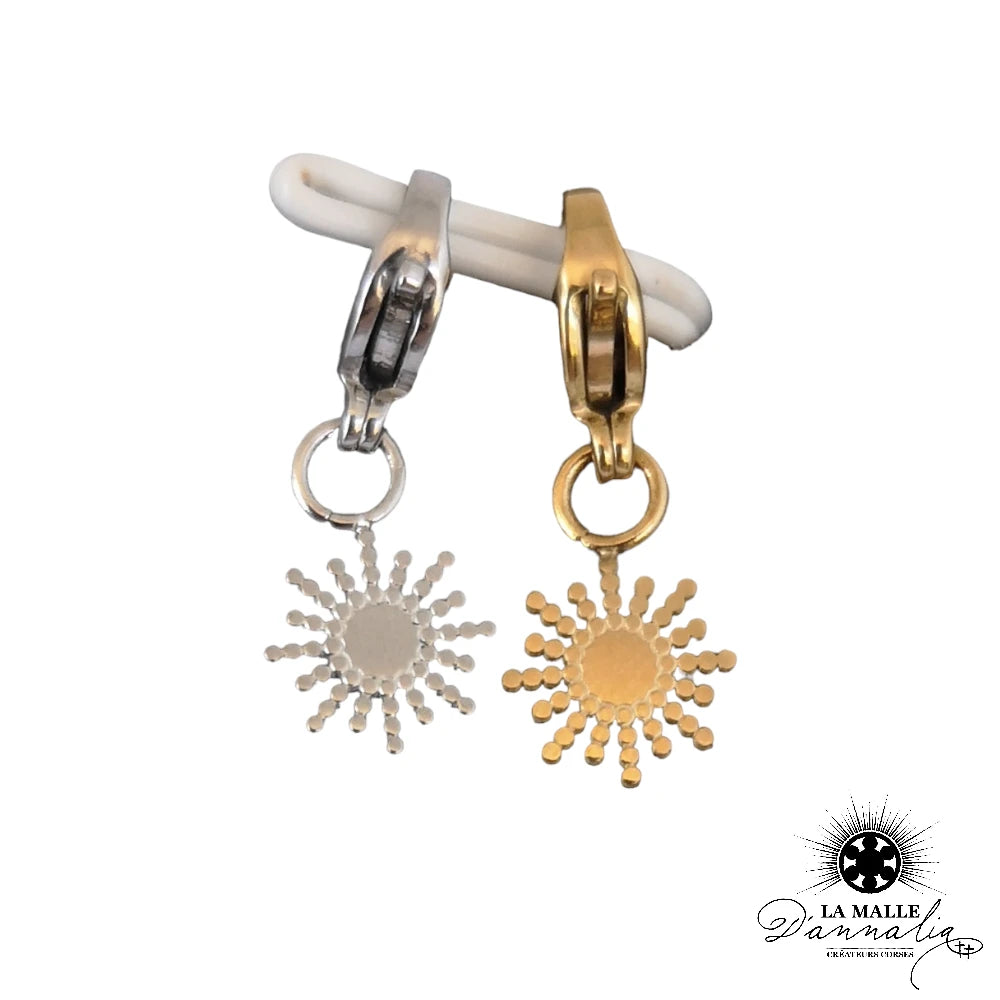 lamalledannalia-charms-etoile-soleil-acier-inoxydable-dore-argent