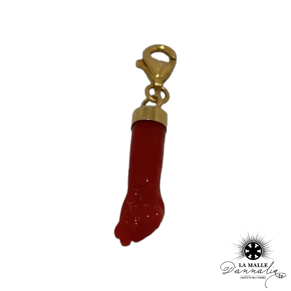 lamalledannalia-charms-main-corail-rouge-inoxydable-fermoir-plaque-or