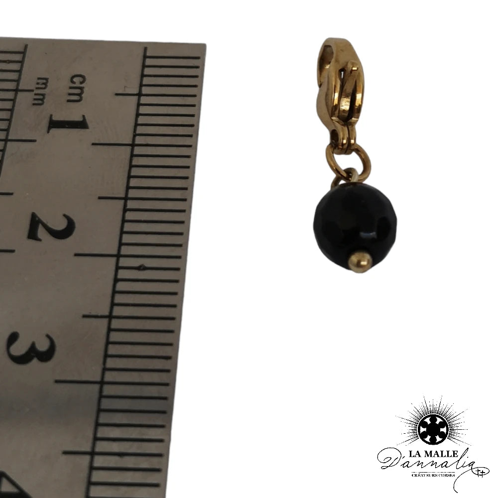 lamalledannalia-charms-perle-noir-acier-inoxydable-dore-mesure