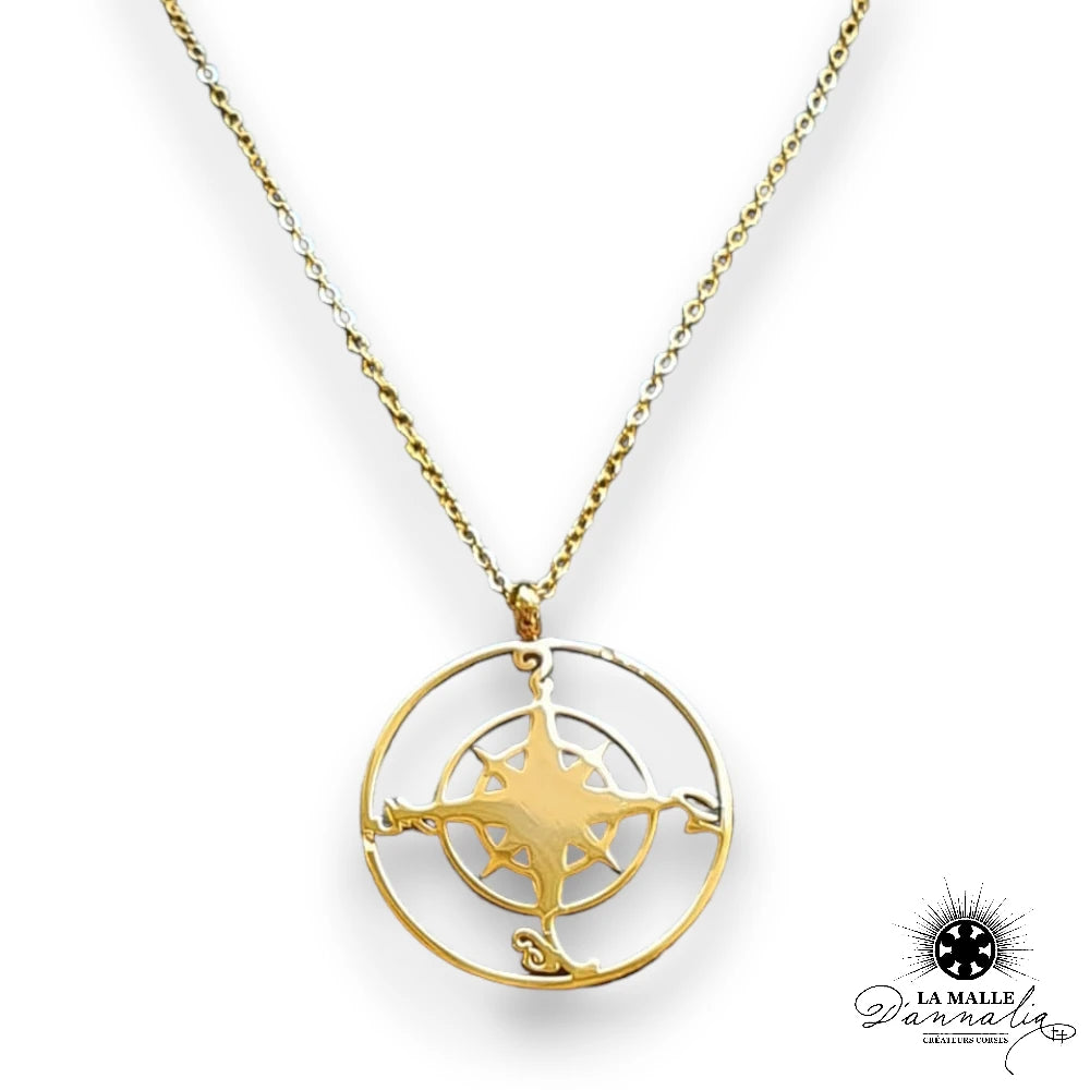 lamalledannalia-collier-pendentif-boussole-acier-inoxydable