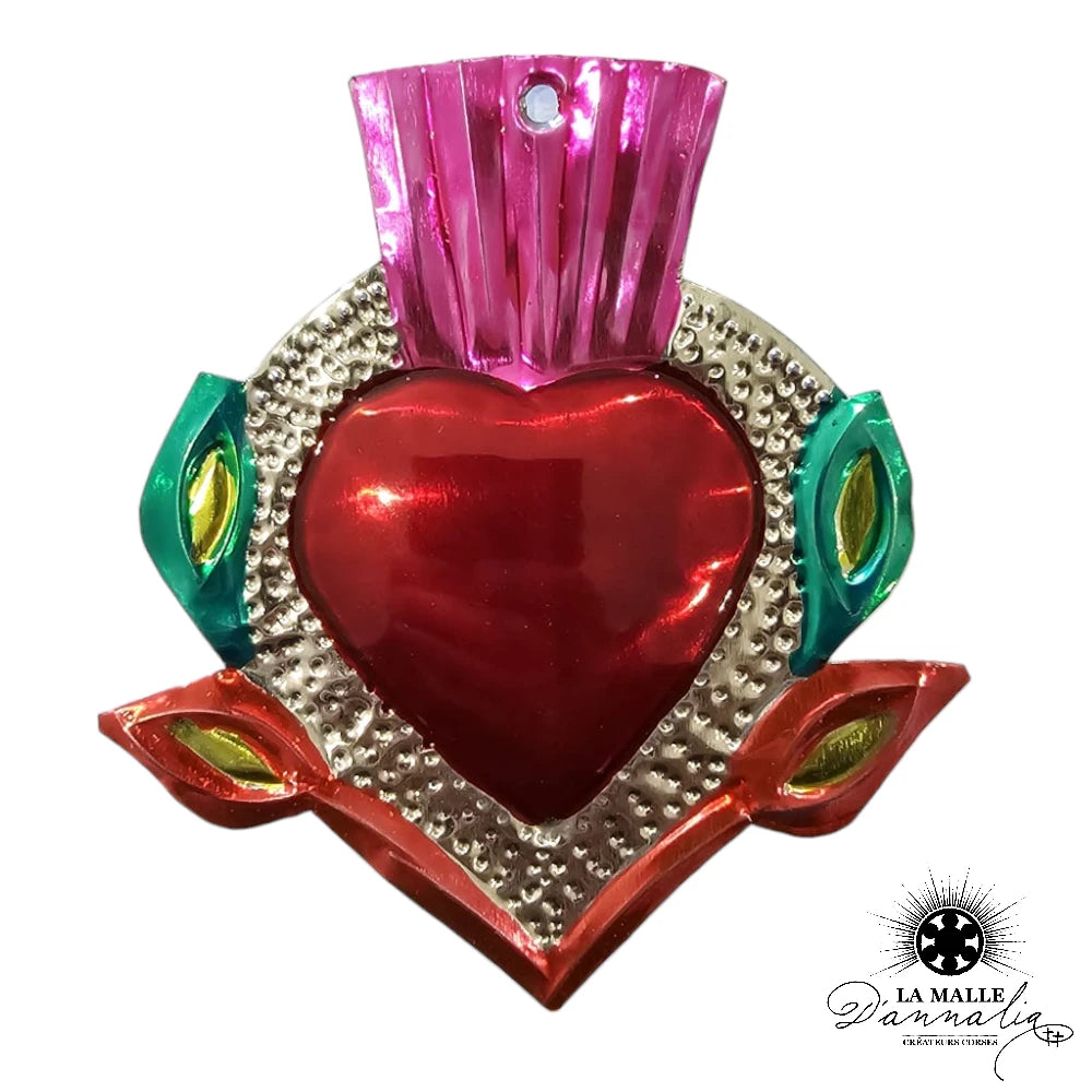 Coeur miracle mexicain sacrés coeurs coeur ex voto coeur - France
