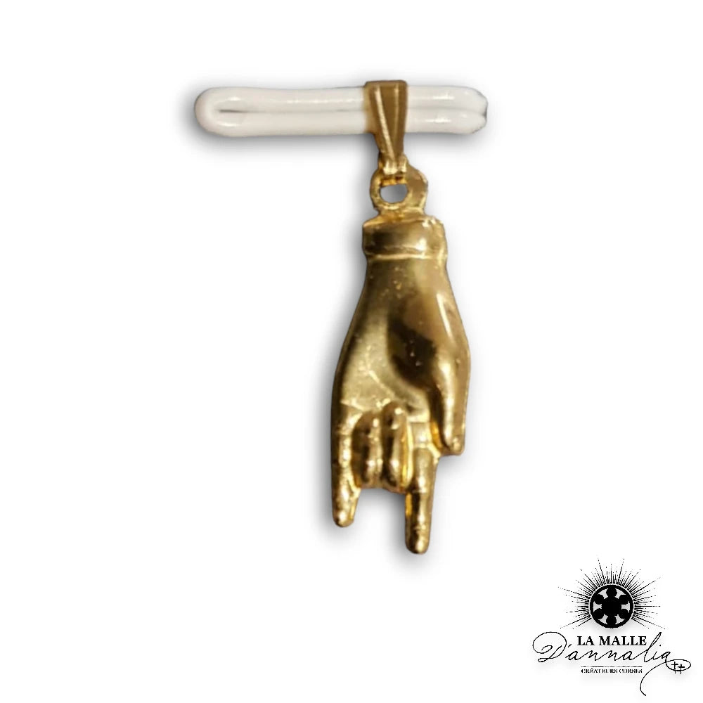 lamalledannalia-pendentif-corne-plaque-or-argent-beliere