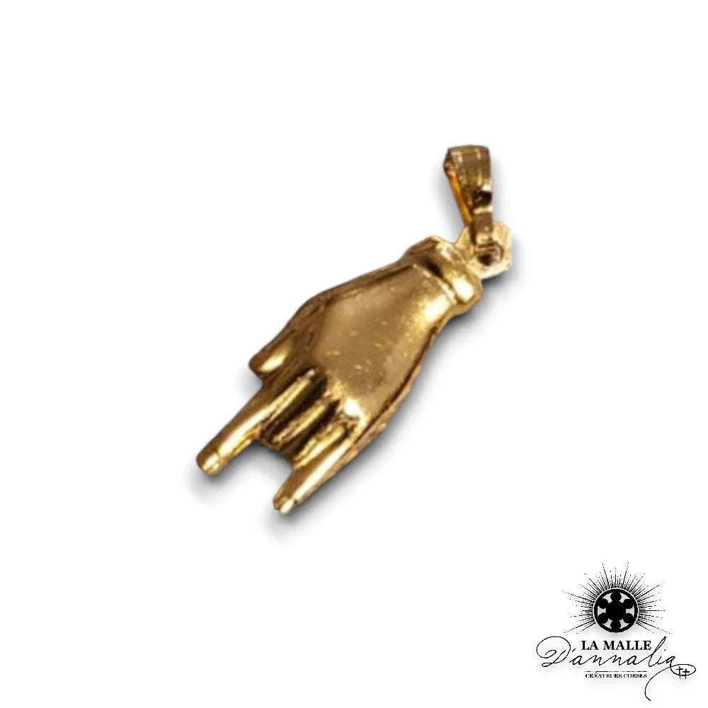 lamalledannalia-pendentif-corne-plaque-or-argent