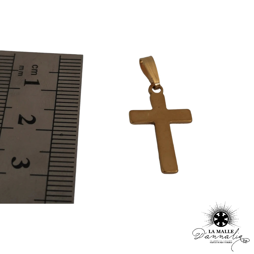 lamalledannalia-pendentif-croix-petite-acier-inoxydable-mesure