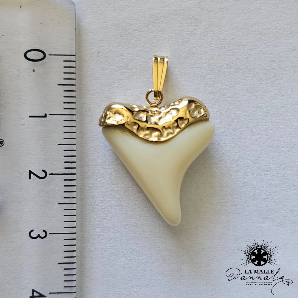 lamalledannalia-pendentif-dent-blanc-acier-inoxydable-beliere-mesure